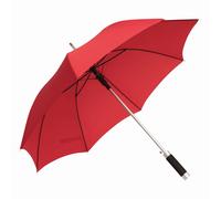 Stockschirm Ø103cm für Unisex - Aluminiumstock 85cm - Automatik Regenschirm - Speichen Fiberglas Rot