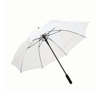 Stockschirm Automatik Groß 120cm Damen Herren Fiberglas XXL Regenschirm Weiß