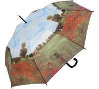 Stockschirm Künstlerschirm Automatik Art Taifun Monet Mohnblumenfeld