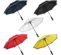 Stockschirm Sturmfest Groß – Automatik Regenschirm für Herren und Damen, Windsicher mit Fiberglasspeichen, Ø 105 / 83 cm, RPET Bezug Farbwahl