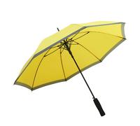 Stockschirm Sturmfest Groß – Automatik Regenschirm für Herren und Damen, Windsicher mit Fiberglasspeichen, Ø 105 / 83 cm, RPET Bezug Gelb