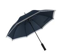 Stockschirm Sturmfest Groß – Automatik Regenschirm für Herren und Damen, Windsicher mit Fiberglasspeichen, Ø 105 / 83 cm, RPET Bezug Blau