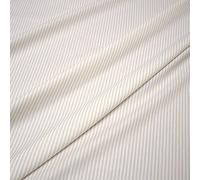 Stoff am Stück Stoff Baumwolle Römerstreifen beige weiß 2,5 mm Swafing Caravelle