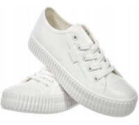 Stoff Damen Sneaker Big Star, Weiß, 41 EU