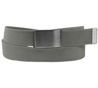 Stoff Gürtel 40mm Breite starkes Band! 12 Farben grau