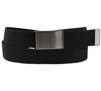 Stoff Gürtel 40mm Breite starkes Band! 12 Farben schwarz