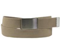 Stoff Gürtel 40mm Breite starkes Band 2 Größen! 7 Farben sand, Bundweite 105 = Gesamtlänge 119