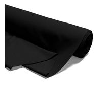Stoff Meterware Baumwollstoff 0.5 M x 160 cm - Stoffe zum nähen aus reine baumwolle fabric futterstoff dekostoff für patchwork canvas und sewing nähstoff Oeko-Tex 2. Schwarz