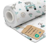 Stoff Meterware Baumwollstoff 1 M x 160 cm - Stoffe zum nähen aus reine baumwolle fabric futterstoff dekostoff für patchwork canvas und sewing nähstoff Oeko-Tex Afrika