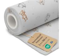 Stoff Meterware Baumwollstoff 2 M x 160 cm - Stoffe zum nähen aus reine baumwolle fabric futterstoff dekostoff für patchwork canvas und sewing nähstoff Oeko-Tex Teddybären