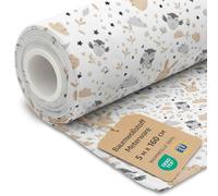 Stoff Meterware Baumwollstoff 5 M x 160 cm - Stoffe zum nähen aus reine baumwolle fabric futterstoff dekostoff für patchwork canvas und sewing nähstoff Oeko-Tex Eulen