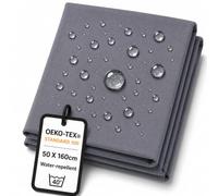 StoffBook hellgrau-melange 300D Nylonstoff CORDURA Gewebe - extra robuster, wasserdichter Outdoor-Stoff für Taschen, Zelt, Sitzbank, wetterfeste Nähprojekte, strapazierfähiger Stoff, e620