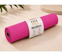 StoffBook pink filzstoff zum nähen & basteln, 1mm dicke bastelfilz Rolle, vielseitiger filz schneid- stickfilz, ideal für Taschen Dekorationen Stoff, d499