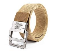 Stoffgürtel Canvas Gürtel, Unisex Männer Frauen Casual Wild Woven Belt, Portable Free Adjustment 125CM Multicolor Gürtel, Für Jeans, Hose (Brown)