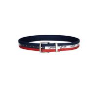 Stoffgürtel LEVI'S KIDS, Jungen, Gr. S (56/61), blau (marineblaus), Web, Kunstfaser, gestreift, Gürtel Stoffgürtel, for Boys (32140860-S) marineblaus