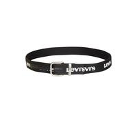 Stoffgürtel LEVI'S KIDS "LAN LEVIS WEBBING BELT", Herren, Gr. M (66/71), schwarz, Web, Kunstfaser, Basic, Gürtel Stoffgürtel, UNISEX (85566435-M)