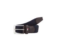 Tommy Hilfiger Herren Gürtel New Adan Belt 3,5 cm Stoffgürtel, Blau (Sky Captain), 95 cm