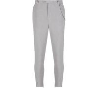 Stoffhose 2Y PREMIUM "2Y Premium 2Y Cropped Pants", Herren, Gr. 36, Normalgrößen, lightgrau, 65% Polyester, 32% Baumwolle, 3% Elasthan, unifarben, skinny fit, Hosen Stoffhose (98744348-36) lightgrau