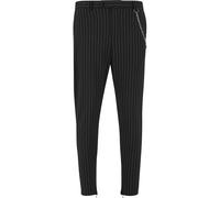Stoffhose 2Y PREMIUM "2Y Premium 2Y Cropped Pants Pinstripe", Herren, Gr. 31, Normalgrößen, schwarz, 70% Baumwolle, 27% Polyester, 3% Elasthan, gestreift, slim fit, Hosen Stoffhose (51785645-31) schwa