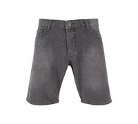 Stoffhose 2Y PREMIUM "2Y Premium Herren 2Y Basic Slim Fit Denim Shorts", Herren, Gr. 30, Normalgrößen, grau, 97% Baumwolle, 3% Elasthan, unifarben, normal, Hosen Stoffhose (89879933-30) grau