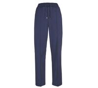 Stoffhose ALBA MODA "Hose Hose", Damen, Gr. 36, N + K Gr, blau (marine), Obermaterial: 56% Baumwolle CO (CMIA). 38% Polyamid PA. 6% Elasthan EL., Modern, normal, Hosen Stoffhose (12070901-36) marine