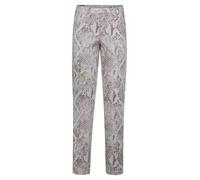 Stoffhose ALBA MODA "Hose Hose mit Schlangenprint", Damen, Gr. 34, N + K Gr, grau, Obermaterial: 98% Baumwolle CO (CMIA). 2% Elasthan EL., Modern, Hosen Stoffhose (92904136-34) grau