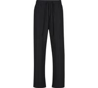 Stoffhose ANOTHER COTTON LAB "Another Cotton Lab ACL Logo Loose Pants", Damen, Gr. M, US-Größen, schwarz, 78% Polyamid, 22% Elasthan, unifarben, loose fit, Hosen Stoffhose (55535463-M) schwarz
