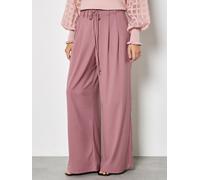 Stoffhose APRICOT "Weite Hose", Damen, Gr. M (38), N-Gr, rosa (pink), gewebt, Obermaterial: 64% Polyester PES. 34% Viskose CV. 2% Elasthan EL., uni, Hosen Stoffhose, mit Plissee-Detail (71977463-38) p