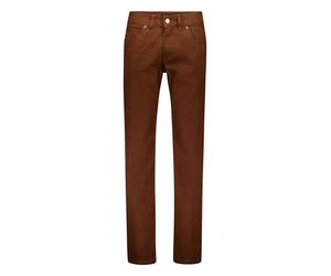 Stoffhose ATELIER GARDEUR "BILL", Herren, Gr. W34/L34, Länge 34, braun, Obermaterial: 97% Baumwolle CO. 3% Elasthan EL., uni, modern fit, Hosen Stoffhose, Printed Cotton & Modern Fit (13137939-34) bra