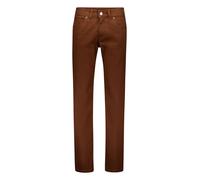 Stoffhose ATELIER GARDEUR "BILL", Herren, Gr. W36/L32, Länge 32, braun, Obermaterial: 97% Baumwolle CO. 3% Elasthan EL., uni, modern fit, Hosen Stoffhose, Printed Cotton & Modern Fit (83931828-36) bra