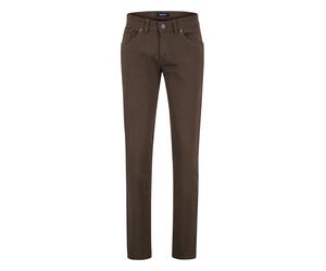 Stoffhose ATELIER GARDEUR "SANDRO", Herren, Gr. W36 L30, Länge 30, braun (hellbraun), Obermaterial: 97% Baumwolle CO. 3% Elasthan EL., uni, modern fit, Hosen Stoffhose, modern & gepflegt (54097157-36)