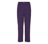 Stoffhose B.YOUNG "Casual BYDANTA", Damen, Gr. 36, N-Gr, lila (schwarzberry cordial melange), Obermaterial: 78% Polyester PES. 18% Viskose CV. 4% Elasthan EL., Hosen Stoffhose (96987736-36) schwarzber