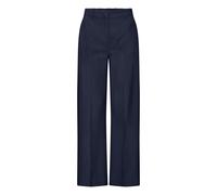 Stoffhose B.YOUNG "Casual BYDANTA", Damen, Gr. 44, N-Gr, blau (copenhagen night), Obermaterial: 78% Polyester PES. 18% Viskose CV. 4% Elasthan EL., Hosen Stoffhose (51216342-44) copenhagen night