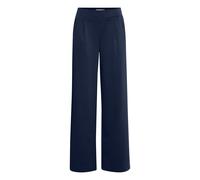 Stoffhose B.YOUNG "Casual BYRIZETTA", Damen, Gr. L, N-Gr, blau (copenhagen night), Obermaterial: 74% Polyester PES. 22% Viskose CV. 4% Elasthan EL., Hosen Stoffhose (49754023-L) copenhagen night