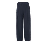 Stoffhose B.YOUNG "Casual Hose BYMMIDDE", Damen, Gr. 36, N-Gr, blau (navy pinstripe mix), Obermaterial: 100% Polyester PES., Hosen Stoffhose (82987012-36) navy pinstripe mix