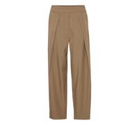 Stoffhose B.YOUNG "Casual Hose BYMMIDDE", Damen, Gr. 36, N-Gr, braun (walnut melange), Obermaterial: 100% Polyester PES., Hosen Stoffhose (47575852-36) walnut melange