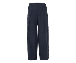 Stoffhose B.YOUNG "Casual Hose BYMMIDDE", Damen, Gr. 38, N-Gr, blau (navy pinstripe mix), Obermaterial: 100% Polyester PES., Hosen Stoffhose (82987012-38) navy pinstripe mix