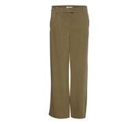 Stoffhose B.YOUNG "Hose BYJOHANNA", Damen, Gr. 44, N-Gr, grün (burnt olive), Obermaterial: 70% Viskose CV. 30% Leinen LI., Hosen Stoffhose (67567860-44) burnt olive