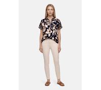 Stoffhose BETTY BARCLAY "Damen in 7/8 Länge", Damen, Gr. 48, Normalgrößen, grau, Stoff, Obermaterial: 71% Baumwolle, 26% Polyester, 3% Elasthan, slim fit 7/8-Länge, Hosen Stoffhose (13854450-48) grau