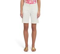 Stoffhose BETTY BARCLAY "Damen mit Eingrifftaschen", Damen, Gr. 44, Normalgrößen, weiß (rohweiß), Obermaterial: 97% Baumwolle, 3% Elasthan, Basic, relaxed fit kurz, Hosen Stoffhose, Taschen (98469036-