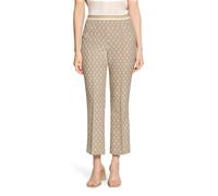 Stoffhose BETTY BARCLAY "Damen Slim Fit", Damen, Gr. 42, Normalgrößen, nature, cream, Obermaterial: 88% Polyester, 12% Elasthan, slim fit 3/4-Länge, Hosen Stoffhose (88309757-42) nature, cream