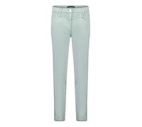 Stoffhose BETTY BARCLAY "Damen Slim Fit", Damen, Gr. 44, Normalgrößen, chinois grün, Obermaterial: 64% Baumwolle, 33% Polyester, 3% Elasthan, slim fit 7/8-Länge, Hosen Stoffhose, Passenabtrennung (158
