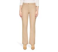 Stoffhose BETTY BARCLAY "Damen Slim Fit", Damen, Gr. 48, Normalgrößen, natural, Obermaterial: 75% Viskose, 18% Polyamid, 4% Polyurethan, 3% Elasthan, slim fit lang, Hosen Stoffhose (84771715-48) natur