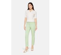 Stoffhose BETTY BARCLAY "Damen Slim Fit", Damen, Gr. 48, Normalgrößen, foam grün, Obermaterial: 64% Baumwolle, 33% Polyester, 3% Elasthan, slim fit 7/8-Länge, Hosen Stoffhose, Passenabtrennung (934134