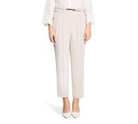 Stoffhose BETTY BARCLAY "Damen unifarben", Damen, Gr. 36, Normalgrößen, grau beige, Obermaterial: 96% Polyester, 4% Elasthan, 7/8-Länge, Hosen Stoffhose (33215945-36) grau beige