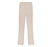 Stoffhose BETTY BARCLAY "Damen unifarben", Damen, Gr. 40, Normalgrößen, grau beige, Obermaterial: 96% Polyester, 4% Elasthan, relaxed fit lang, Hosen Stoffhose (47224603-40) grau beige