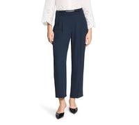 Stoffhose BETTY BARCLAY "Damen unifarben", Damen, Gr. 42, Normalgrößen, dunkelblau, Obermaterial: 96% Polyester, 4% Elasthan, 7/8-Länge, Hosen Stoffhose (68579941-42) dunkelblau