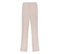Stoffhose BETTY BARCLAY "Damen unifarben", Damen, Gr. 44, Normalgrößen, grau beige, Obermaterial: 96% Polyester, 4% Elasthan, relaxed fit lang, Hosen Stoffhose (47224603-44) grau beige