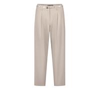 Stoffhose unifarben beige Damen