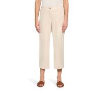 Stoffhose BETTY BARCLAY "Damen unifarben", Damen, Gr. 44, Normalgrößen, beige, Obermaterial: 70% Baumwolle, 26% Polyester, 4% Elasthan, straight fit 3/4-Länge, Hosen Stoffhose (57022066-44) beige